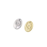 5pcs Stainless Steel High Flower Charms Pendant DIY Jewelry Unfading 2 Colors