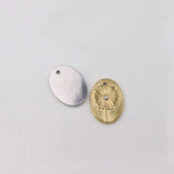 5pcs Stainless Steel High Flower Charms Pendant DIY Jewelry Unfading 2 Colors