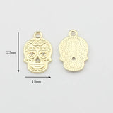 Geometry Coin Charms Pendant for DIY Jewelry Making