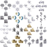 20Pcs Retro Halloween Ghost Tree Floating Charms Inside Locket Jewelry