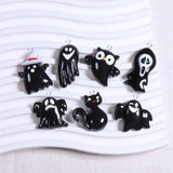 10pcs Halloween Charms Ghost Specter Pendant for DIY Jewelry Making Findings