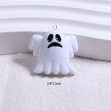 10pcs Halloween Charms Ghost Specter Pendant for DIY Jewelry Making Findings