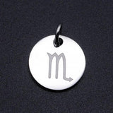 12 Constellation Zodiac Sign DIY Charms Necklace