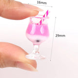 10pcs Milk Resin Drink Charms Pendant DIY Jewelry Making Accessories