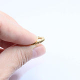 5pcs 15mm Stainless Steel High Circle Charms DIY Necklace Earrings