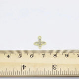 6pcs 12mm Flower Rhinestone Coin Necklace Earring Bracelet DIY 2 Colors