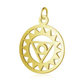 7pcs Chakra Charms Mixed Meditation Pendants OM Buddhist Charms