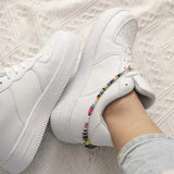 Summer Sports Beads Shoe Chain Decoration for Girl DIY Shoes Anklet