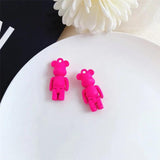 10pcs 3D Bear Metal Charms Pendant for DIY Earring Making