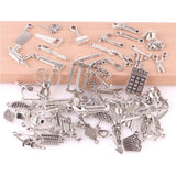 65 Pcs Household Tools Charms Steampunk Bulk Pendants Jewelry Making Supplies