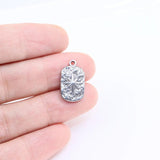 5pcs Stainless Steel Star Charms Pendant Jewelry Set