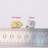 5pcs Stainless Steel Star Charms Pendant Jewelry Set