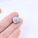 5pcs Stainless Steel Star Charms Pendant Jewelry Set