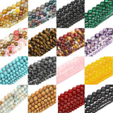 Pink Quartz Amethysts Turquoise Agates Round Loose Beads 4-12MM