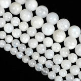 Stone Beads Moonstone Amazonite Agate Shell Loose Spacer Beads for DIY Jewelry