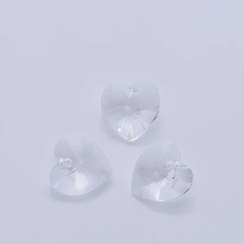 Austria Crystal 6228 XILION Heart Pendant Beads for DIY Jewelry Making