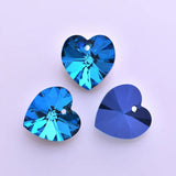 Austria Crystal 6228 XILION Heart Pendant Beads for DIY Jewelry Making
