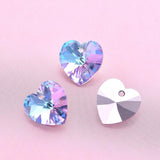 Austria Crystal 6228 XILION Heart Pendant Beads for DIY Jewelry Making