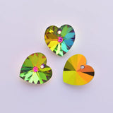 Austria Crystal 6228 XILION Heart Pendant Beads for DIY Jewelry Making