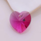 Austria Crystal 6228 XILION Heart Pendant Beads for DIY Jewelry Making