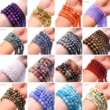 Natural Stone Bead Aquamarine Amethyst Quartz Opal Tiger Eye Agates Moonstone