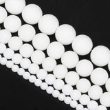 Matte Porcelain Natural Stone Beads Round Spacer Beads DIY Bracelets 4/6/8/10/12