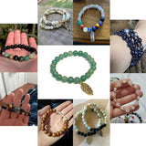 Matte Porcelain Natural Stone Beads Round Spacer Beads DIY Bracelets 4/6/8/10/12