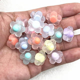 17mm Sunflowers Acrylic Spacer Beads for DIY Bracelets (10-40pcs)