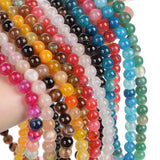 Natural Striped Agate Tourmaline Spacer Beads for DIY Jewelry Making