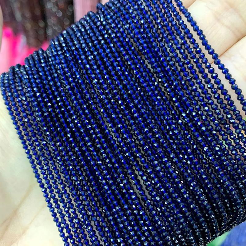 Faceted Natural Stone Crystal Spacer Beads for Jewelry Making