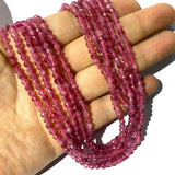 Faceted Natural Stone Crystal Spacer Beads for Jewelry Making