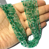 Faceted Natural Stone Crystal Spacer Beads for Jewelry Making