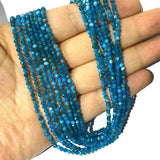 Faceted Natural Stone Crystal Spacer Beads for Jewelry Making
