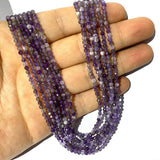 Faceted Natural Stone Crystal Spacer Beads for Jewelry Making