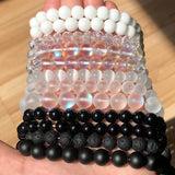 Natural Stone Matte Agates Round Beads for Jewelry Making 15 Inch