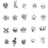 10Pcs 45 Style Owl Tortoise Buddha Lord Small Hole Bead Charms