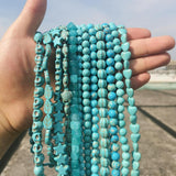 Green Turquoises Stone Bead Sets for Jewelry DIY 4-12mm