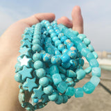 Green Turquoises Stone Bead Sets for Jewelry DIY 4-12mm