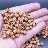 Plastic Wood Craft Beads Retro DIY Jewelry Making Accessories
