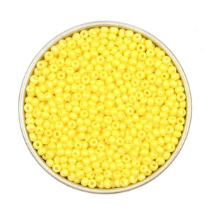 1000 2mm Czech Glass Seed Beads Charm Round Hole Spacer Beads