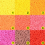 1000 2mm Czech Glass Seed Beads Charm Round Hole Spacer Beads