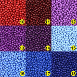 1000 2mm Czech Glass Seed Beads Charm Round Hole Spacer Beads