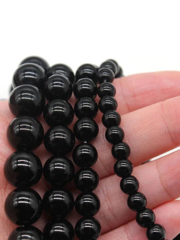 Natural Stone Crystal Beads Round Loose Beads 4/6/8/10/12mm for Jewelry Making