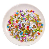 Mixed Star Moon Heart Beads Round Spacer Acrylic Beads for DIY Jewelry Making