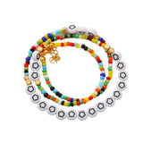 Mixed Star Moon Heart Beads Round Spacer Acrylic Beads for DIY Jewelry Making
