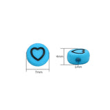 Mixed Star Moon Heart Beads Round Spacer Acrylic Beads for DIY Jewelry Making