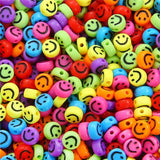 Mixed Star Moon Heart Beads Round Spacer Acrylic Beads for DIY Jewelry Making