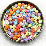 100-500pcs 7x4mm Oval Acrylic Spacer Beads DIY Jewelry Making