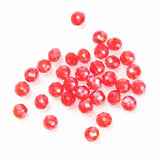 Faceted Austria Glass Beads 4mm 6mm Crystal Rondelle for Jewelry Making