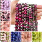 Round Persian Jade Stone Beads for Jewelry Making DIY 4-12MM